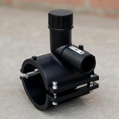 Хомут засверловочный полиэтиленовый 110х40 PE 100 ГОСТ 18599-2001