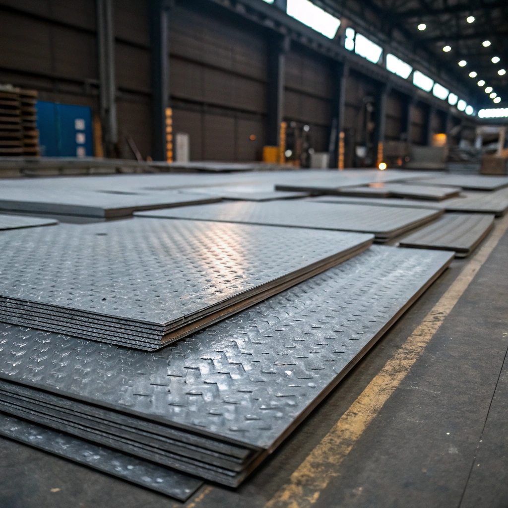 Лист стальной рифленый чечевица 5х650 мм Ст20 ГОСТ 8568-77