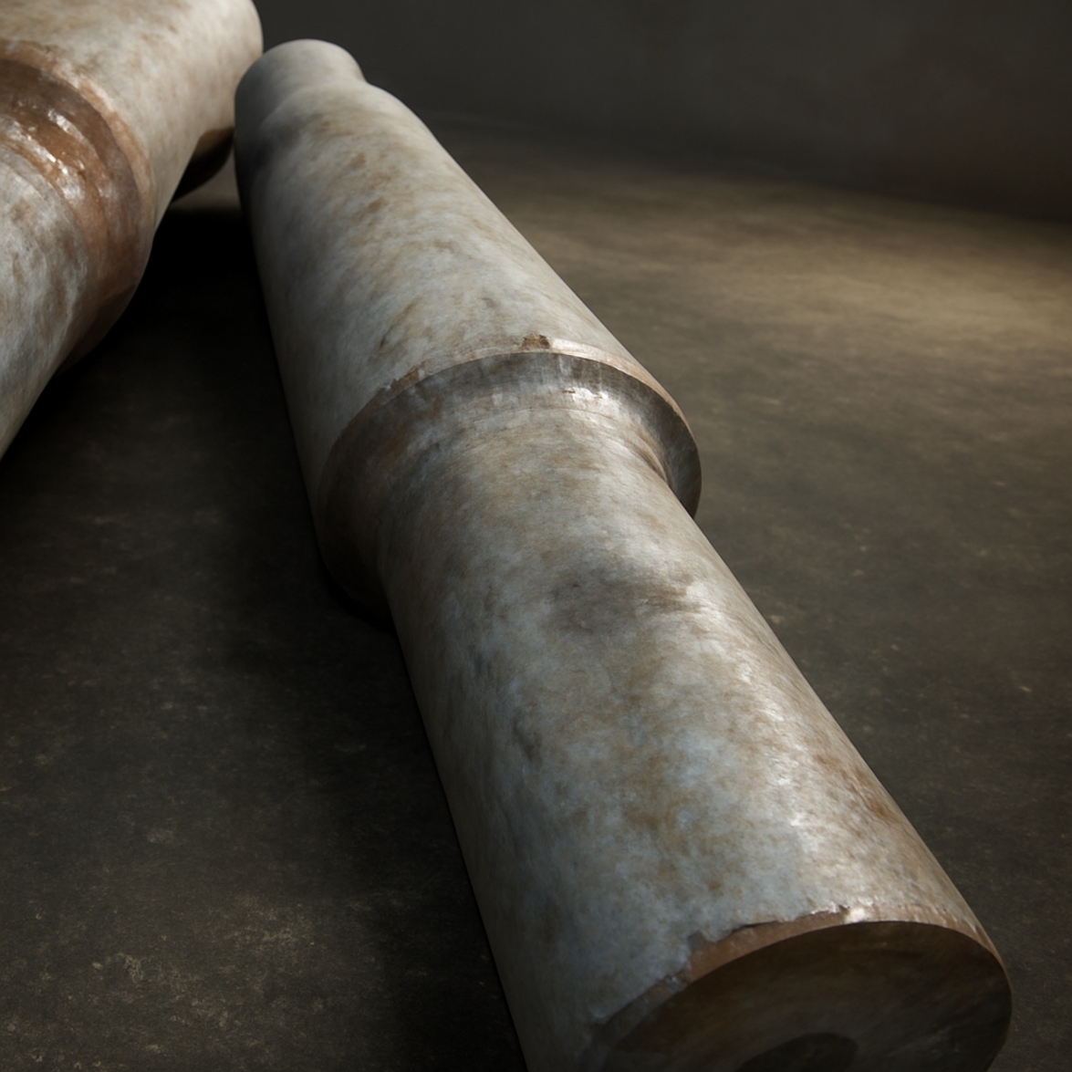 Поковка цилиндрическая с уступами 1070 мм Ст30 ГОСТ 7062-90