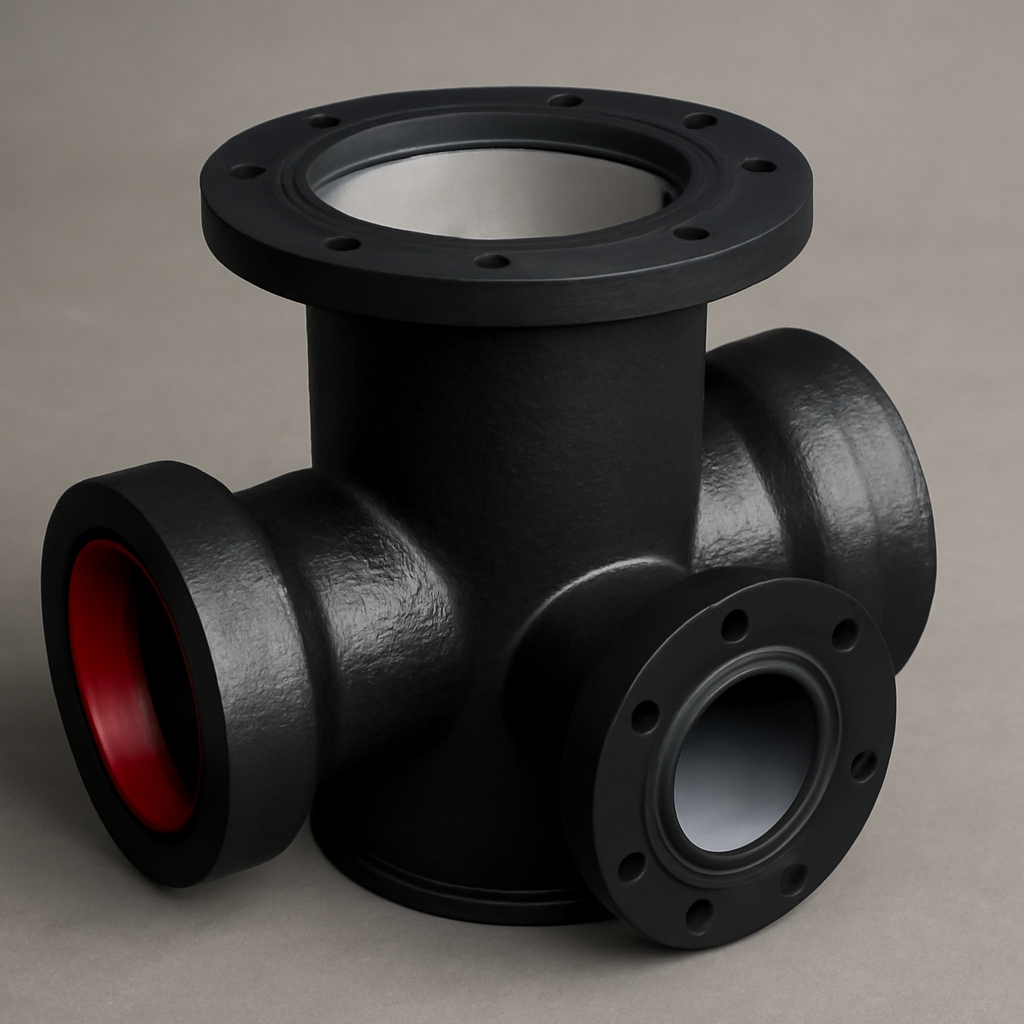 Тройник ППТРФ 200х100 мм ГОСТ 5525-88